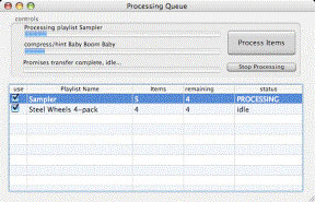 Backbone Radio Processing Queue